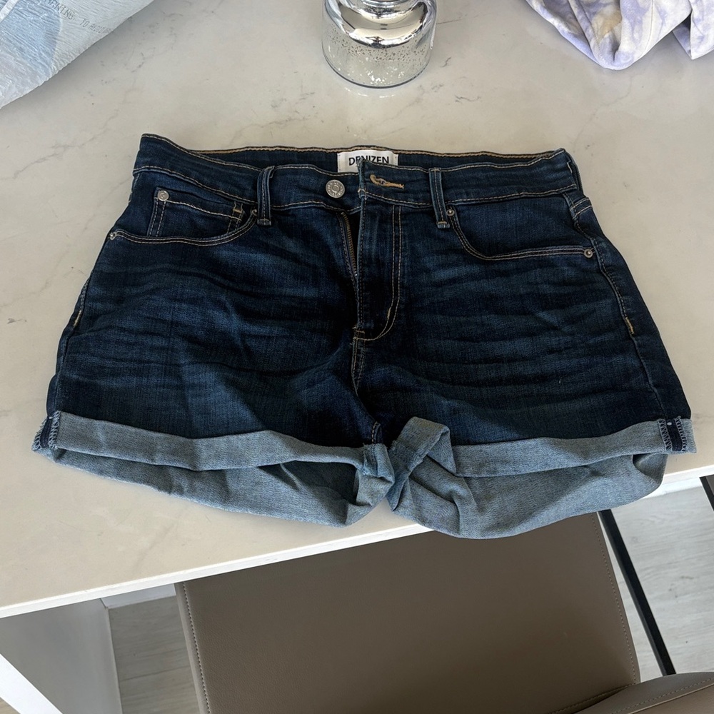 Denizen from Levi's Women's Dark Blue Jean Shorts